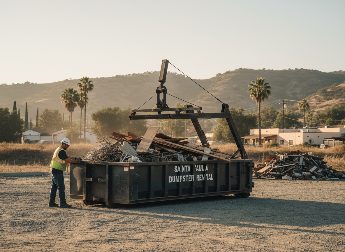 Construction Dumpster Rental in Santa Paula, CA